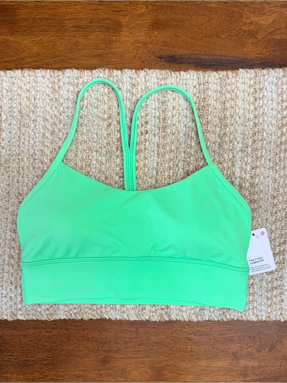 Lululemon Flow Y Nulu Longline Bra sz 8